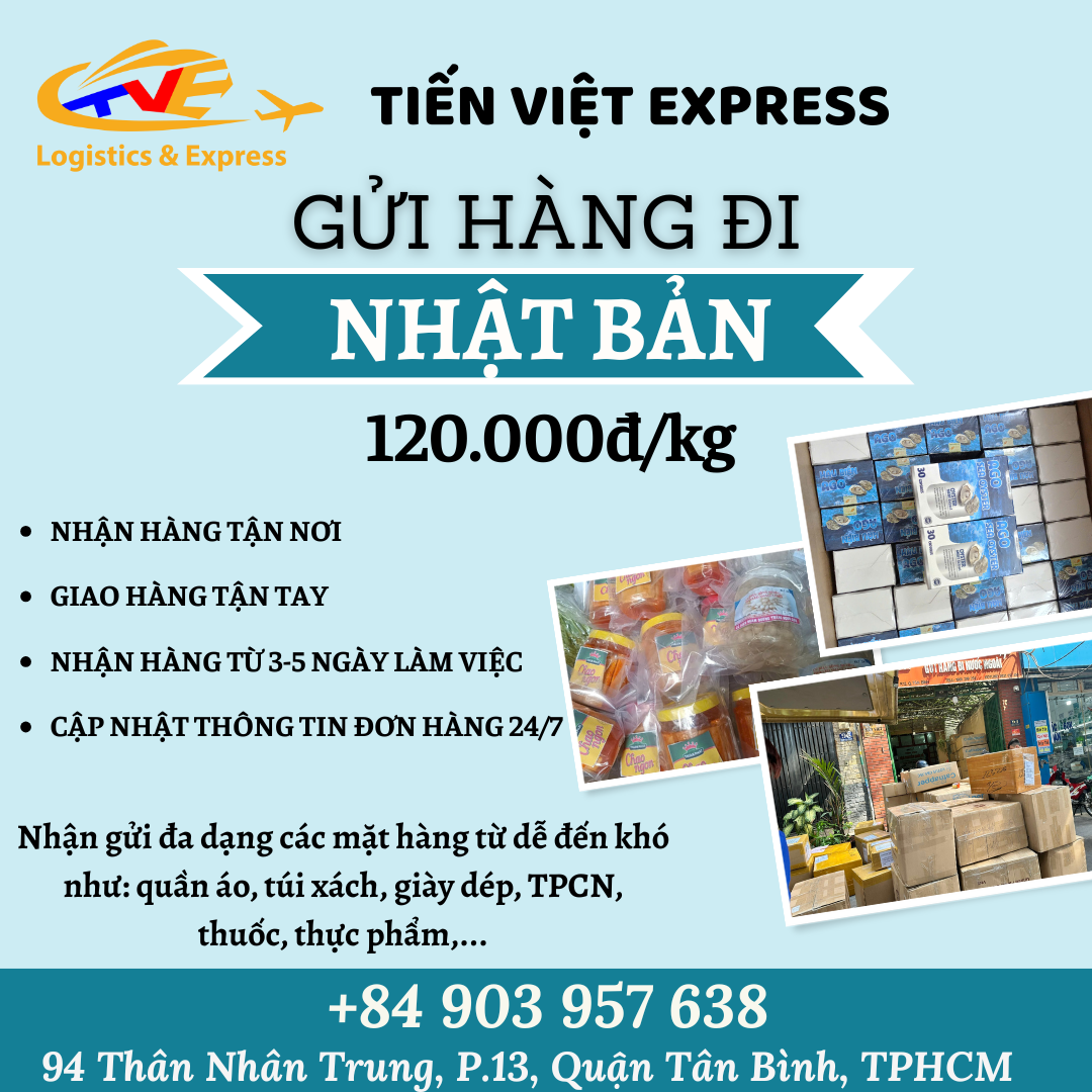 Gửi hàng đi Nhật Bản - Tiến Việt Express
